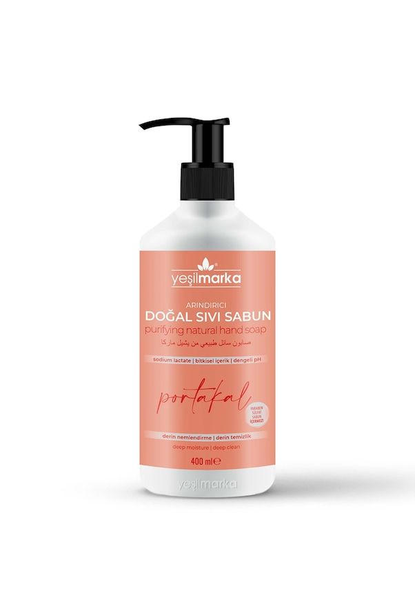 Yeşilmarka Arındırıcı Doğal Sıvı Sabun Portakal 400 ml