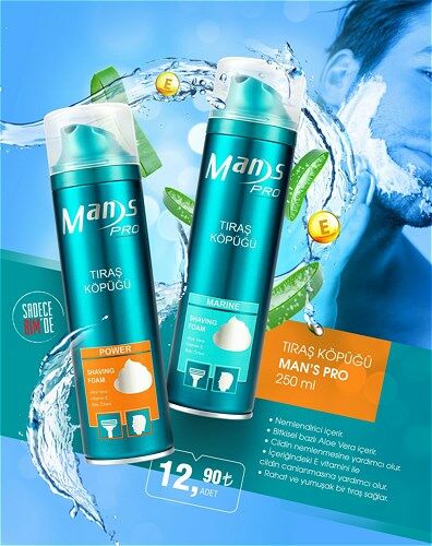 Man's Pro Tıraş Köpüğü Marine 250 ml