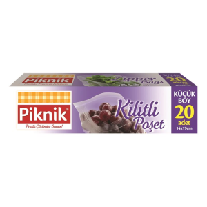 Piknik Gida Ambalaj Kilitli Poşet Büyük 10'Lu 1396P