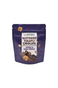 Wefood Glutensiz Yulaflı Çikolata Cevizli & Kuru Üzümlü 40 gr