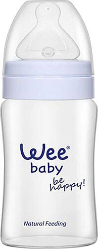 Wee Baby 788 Cam Biberon Isıya Dayanıklı Geniş Ağızlı 180 ml Pembe