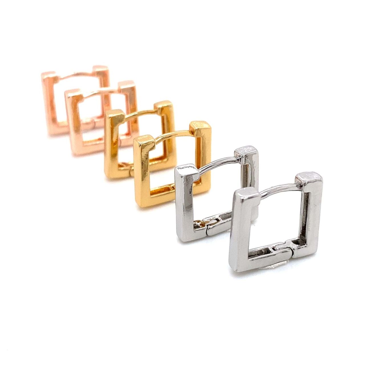 Chn-0134-2 Altılı Set Geometrik Küpe Mix