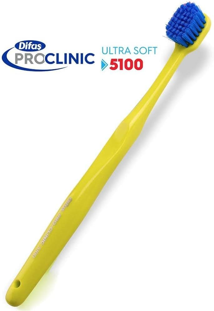 Difaş Pro Clinic Ultra Soft 5100 Diş Fırçası - Sarı Muhafaza Kutulu