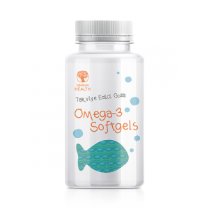 Omega-3 Softgels . Omega-3 Ve A,E,D Vitaminleri İçeren Takviye Edici Gıda