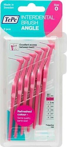 Misip Arayüz Fırçası 0,4 mm Pembe L Type 6'lı