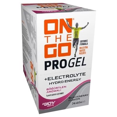 On The Go Progel + Electrolyte Böğürtlen Aromalı 60 ml 24'lü