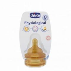 Chicco Biberon Emziği 0 Ay+ Normal Akış Kauçuk Fizyolojik