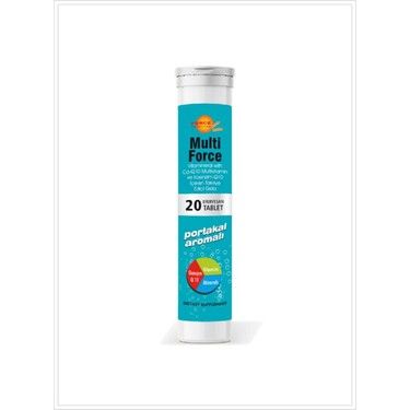 Force Nutrition Multiforce Efervesan 20 Tablet - 3 Adet