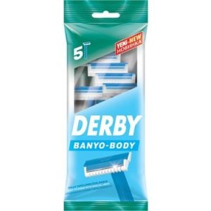 Derby Tek Bıçaklı Tıraş Bıçağı Banyo 5'li