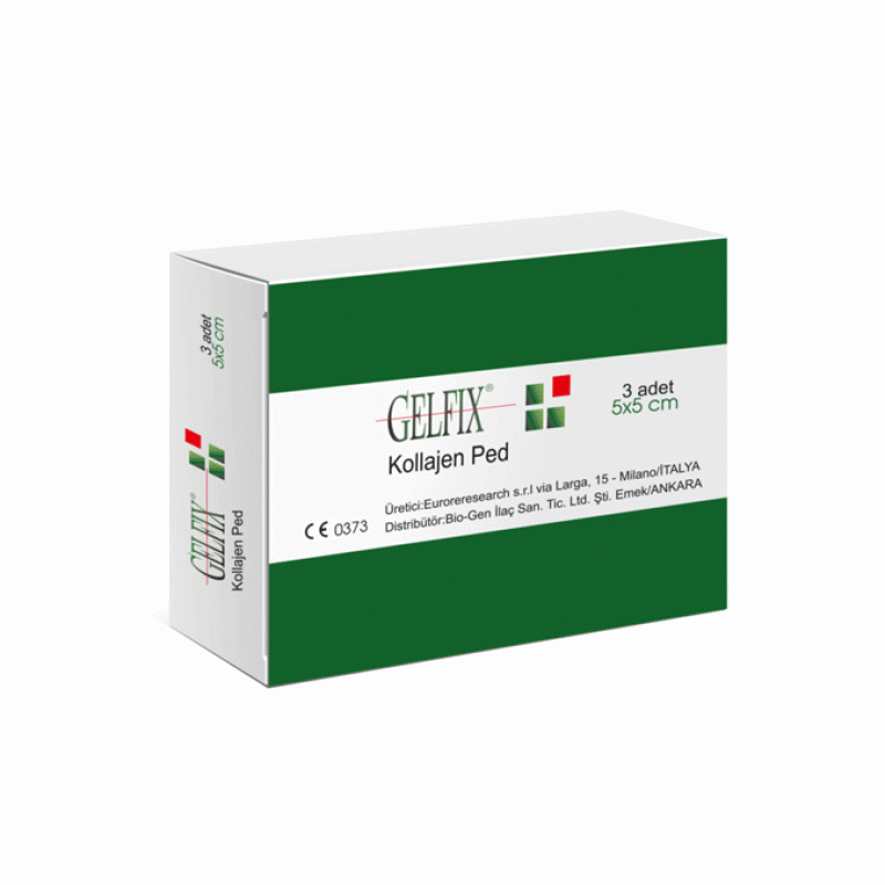 Gelfix Silver 5x5 Gümüş İçeren Kollajen Ped 3 Adet