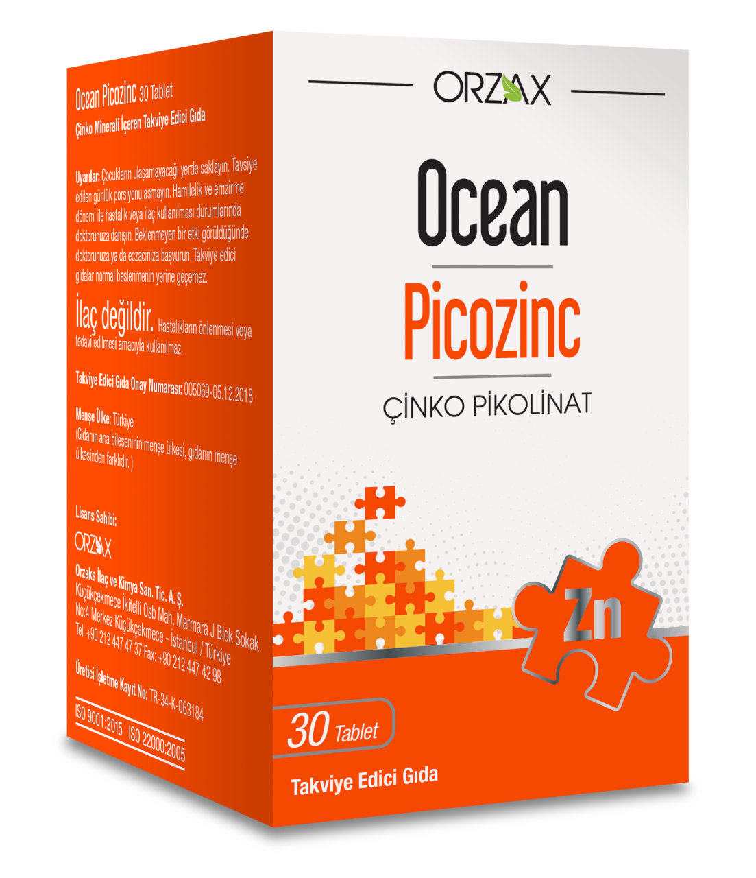 Ocean Picozinc 30 Tablet