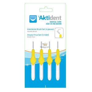 Pakdent Arayüz Fırçası L Tipi 0,70 mm 6'lı - Sarı