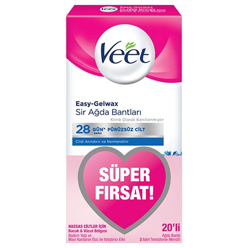 Veet Agda Bantları Hassas 20 Lı Promo