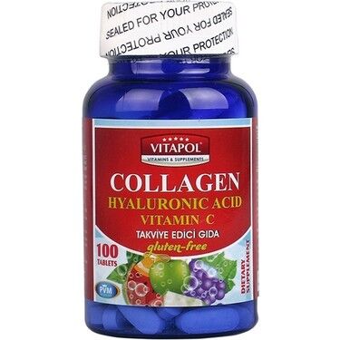 Vitapol Collagen Hyaluronic Acid Vitamin C 100 Tablet