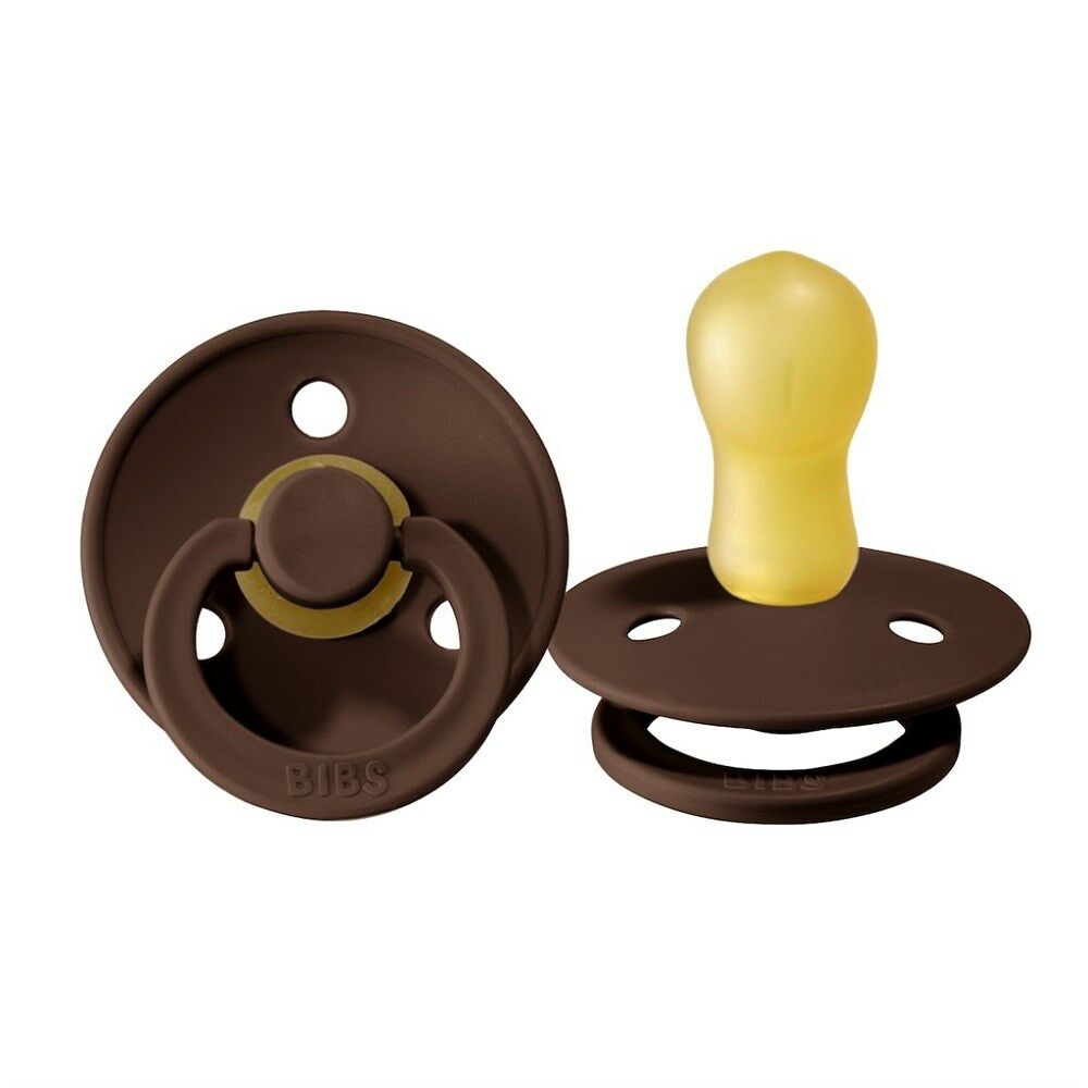 Bibs Colour Bebek Doğal Kauçuk Emzik 6-18 Ay - Mocha
