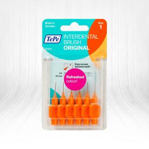 Pakdent Arayüz Fırçası L Tipi 0,45 mm 6'lı - Turuncu