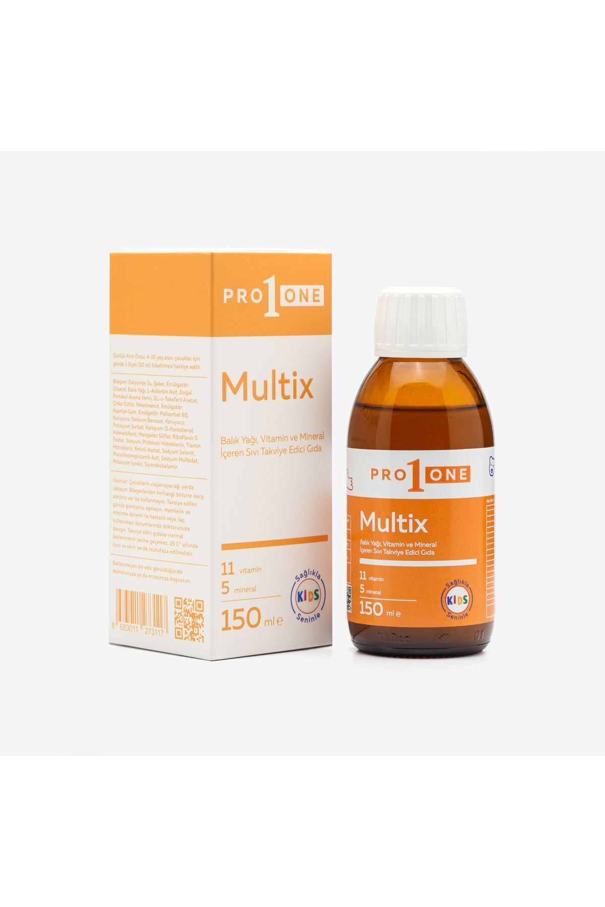 Pro1one Multix Multivitamin ve Mineral 90 Tablet