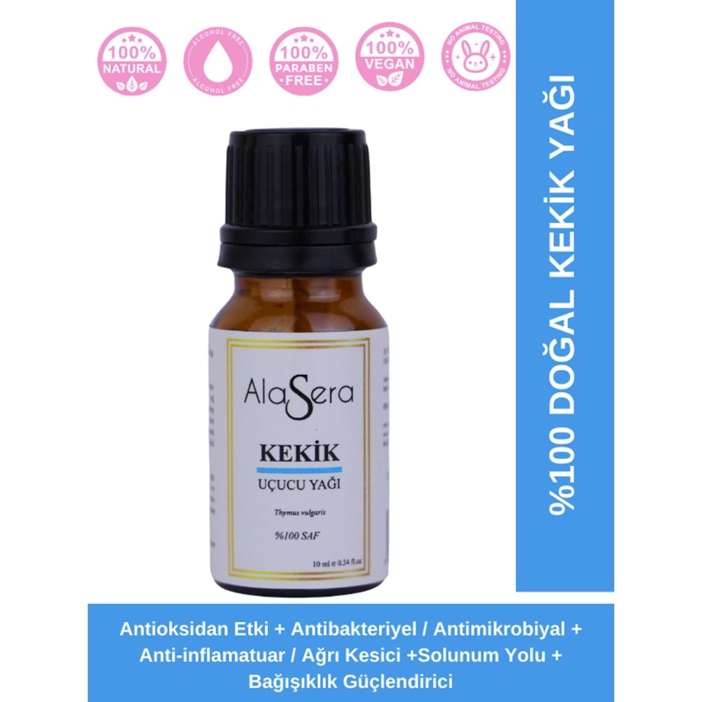 Alasera Kekik Yağı  Thymus Vulgaris Timol 10 ml