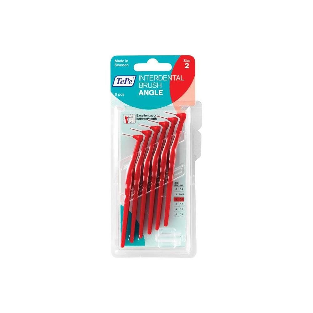 Pakdent Arayüz Fırçası L Tipi 0,5 mm 6'lı - Kırmızı