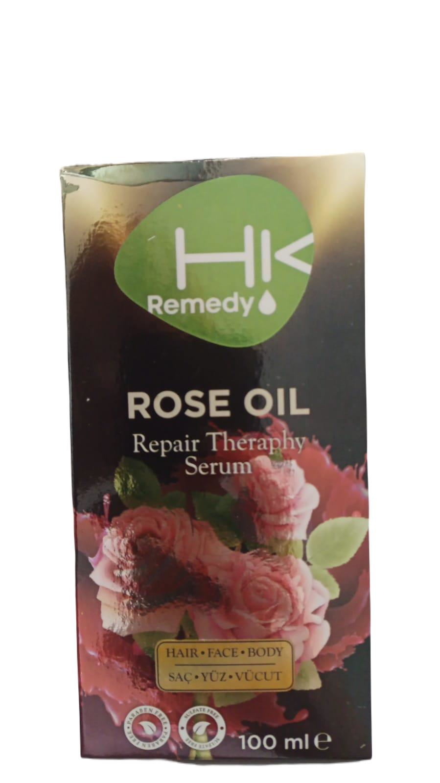 HK Remedy Saç Bakım Yağı Gül 100 ml