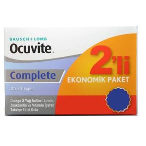 Ocuvite Complete 60 Kapsül - 2'li Fırsat Paketi (763 TL Etiketli)