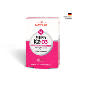 New Life Mena K2 +D3  60 Kapsül