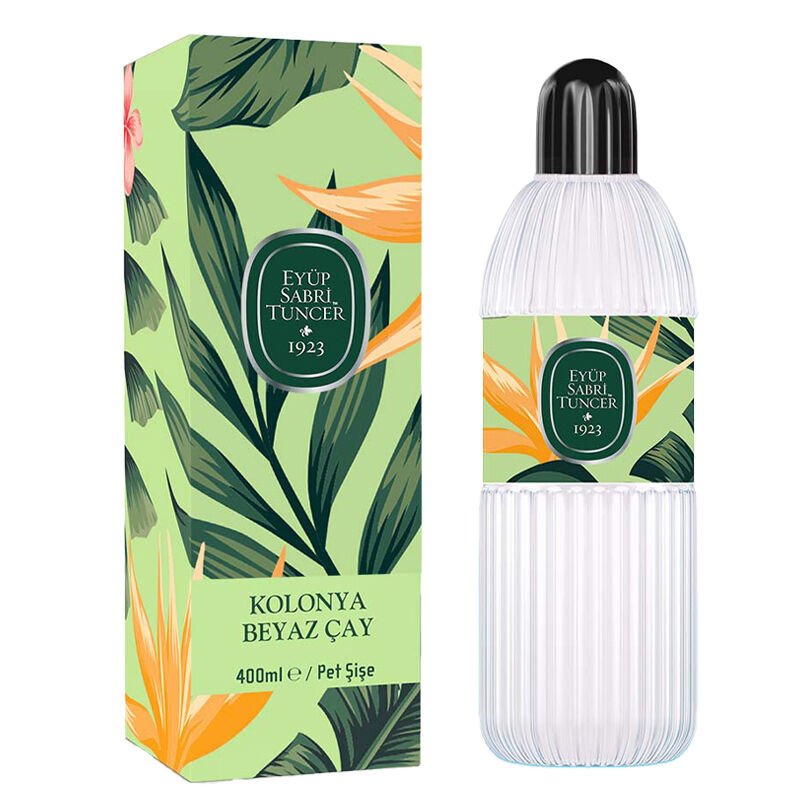 Eyüp Sabri Tuncer PVC Şişe Kolonya Beyaz Çay 400 ml