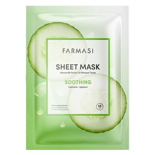Farmasi Sheet Mask Soothing Calmante - Apaisant Salatalık Özlü Maske