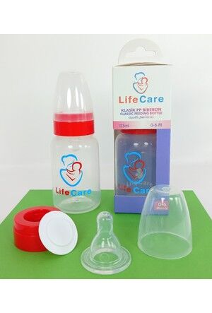 Life Care Pp Biberon 240 ml Kırmızı