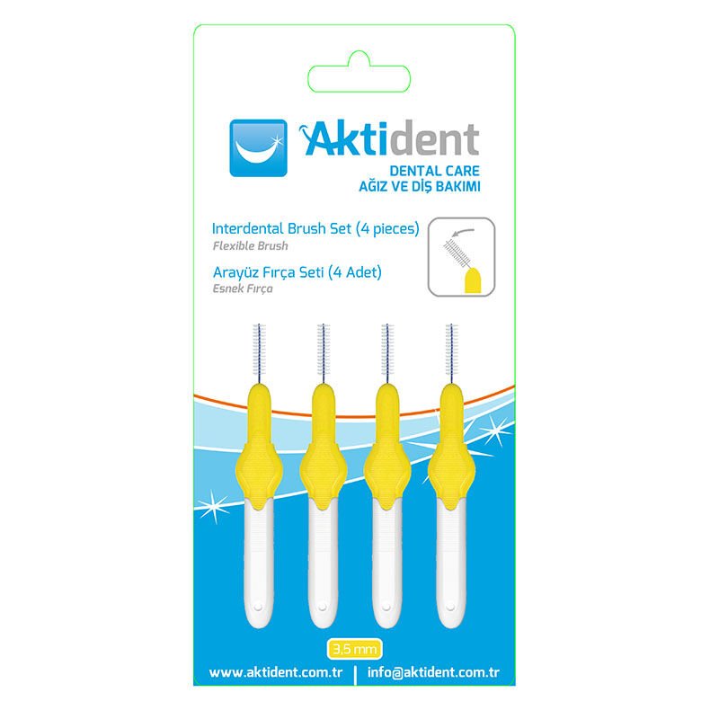 Pakdent Arayüz Fırçası 0,70 mm 6'lı - Sarı