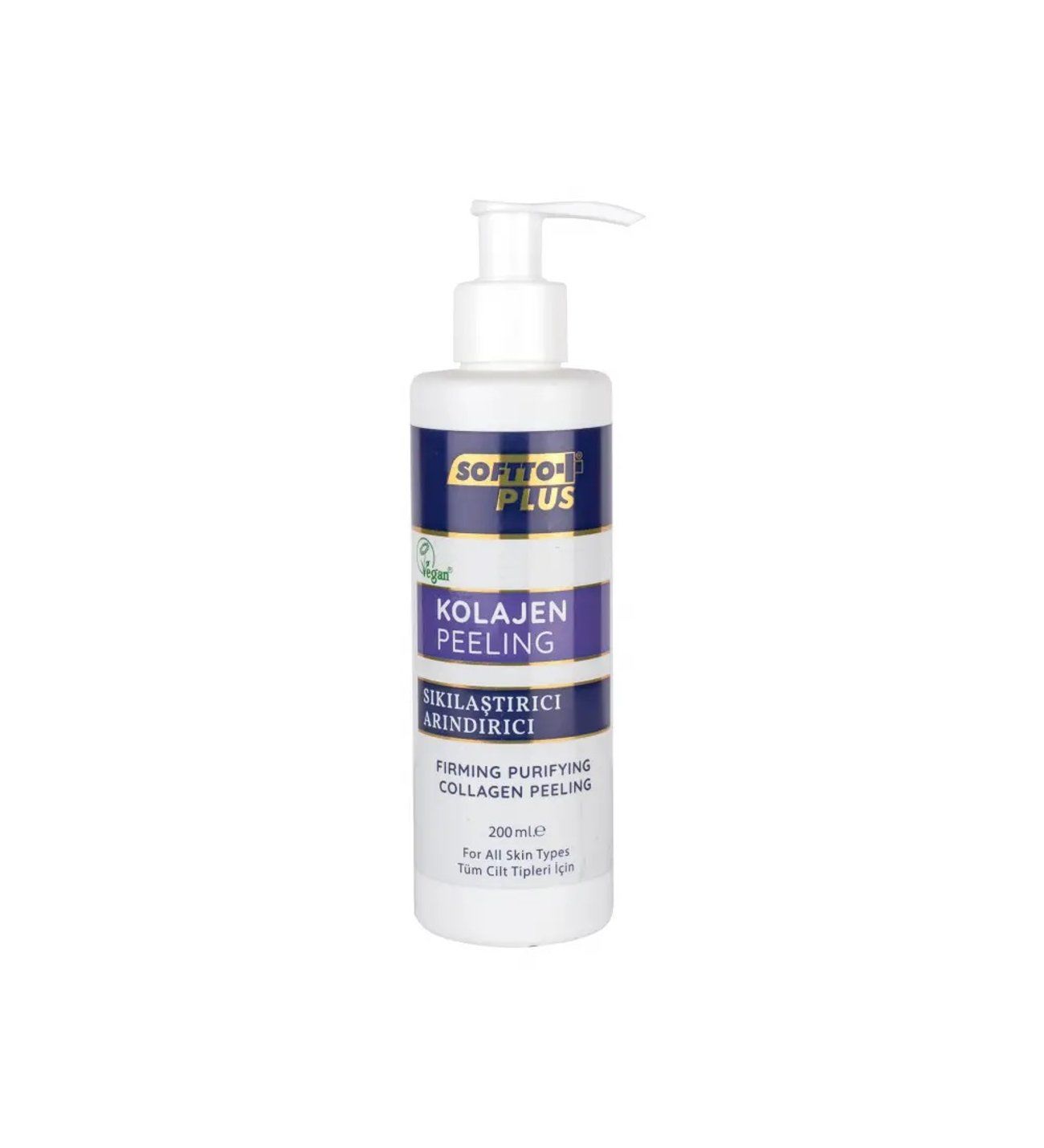 Softto Plus Sıkılaştırıcı & Arındırıcı Kolajen Peeling 200 ml