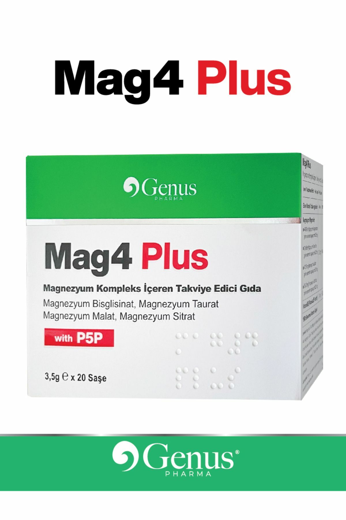 Genus Mag4 Plus 20 Saşe