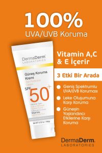 Dermaderm Sun Protection Leke Karşıtı Yağsız Güneş Kremi SPF50+ 100 gr