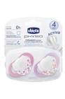 Chicco 5969 Physio Orthodontic Active 0+ Ay Emzik - Pembe