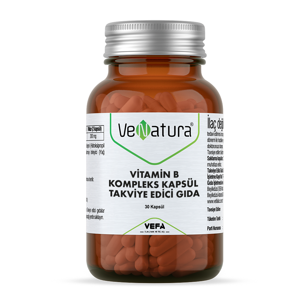 VeNatura Vitamin B Kompleks 30 Kapsül