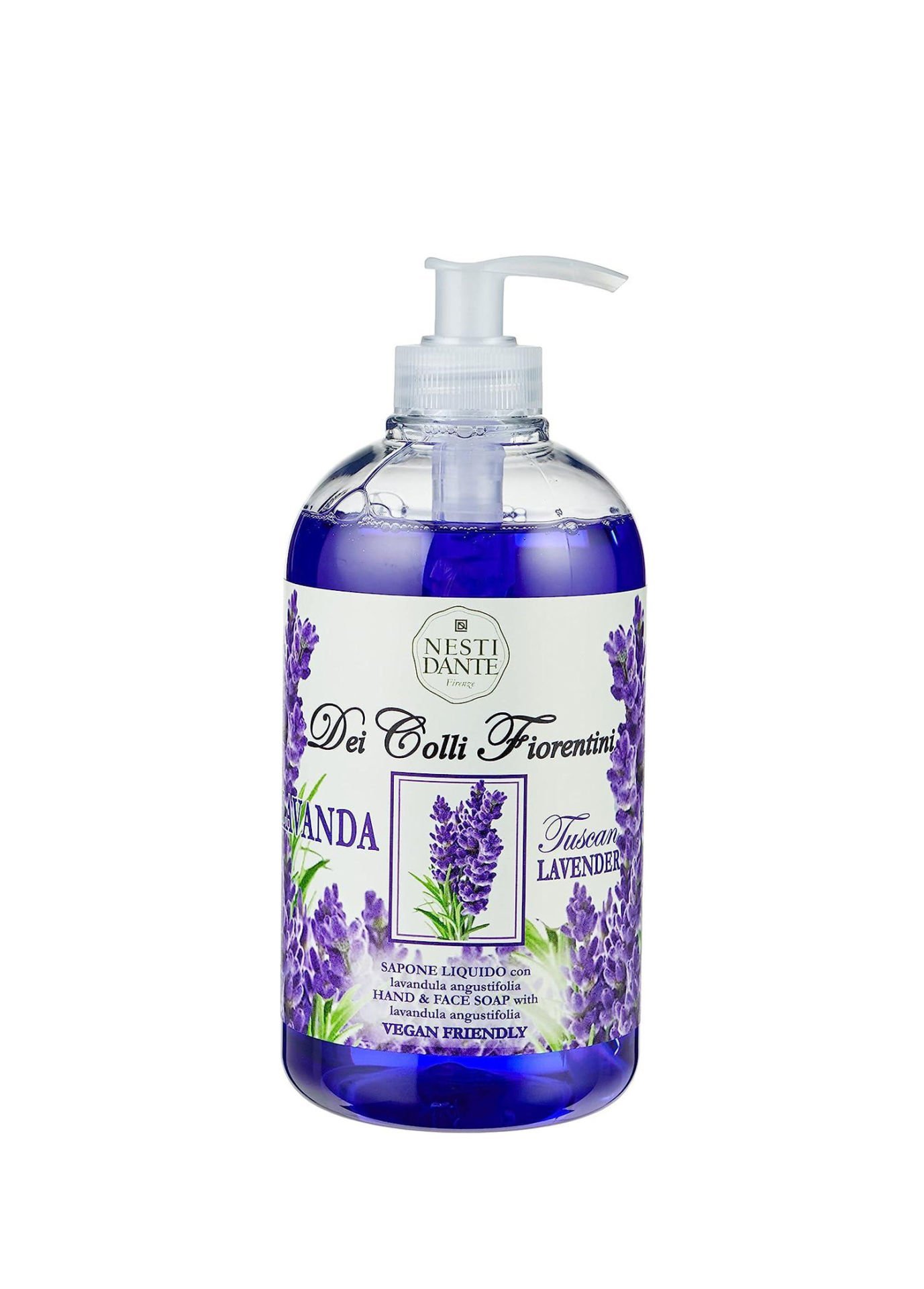 Nesti Dante Banyo ve Duş Jeli Dei Colli Fiorentini Toskana Lavanta Özlü Arındırıcı Vegan Bakım 500 ml - Pompa Başlıklı
