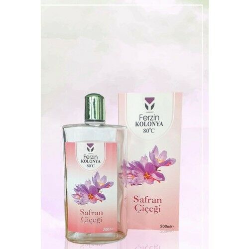 Ferzin Safran Çiçeği Pet Şişe Kolonya 80 Derece 250 ml