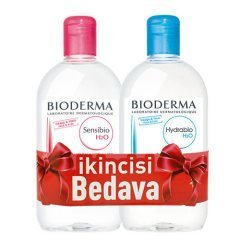 Bioderma Sensibio H2O 500ml + Bioderma Hydrabio H2O Misel Solüsyon 500ml