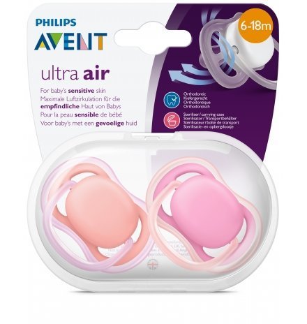 Avent Ultra Air Emzik İkili 6-18 Ay Kız