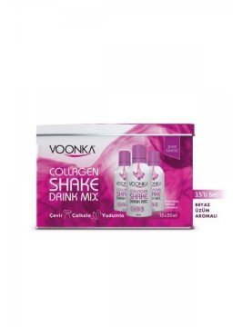Voonka Collagen Beauty Shake Beyaz Uzum 15*50 Ml