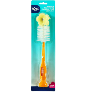 Wee Baby 106 Biberon ve Biberon Emziği Temizleme Seti Turuncu