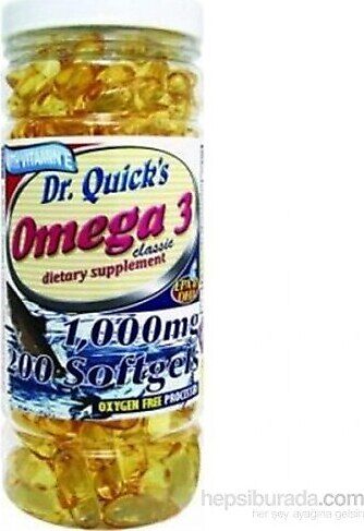 Dr. Quick’s Omega 3 2000 mg 200 Softgel
