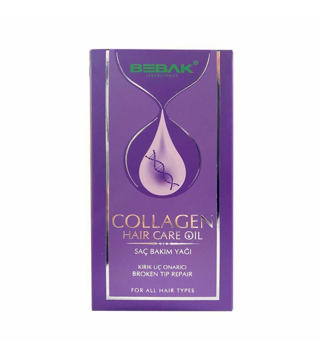 Bebak Collagen Kırık Uç Onarıcı Saç Bakım Yağı 100 ml