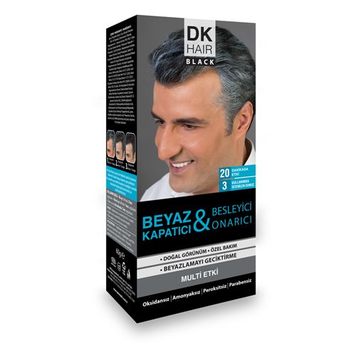 DK Hair Black Beyaz Saç Kapatıcı