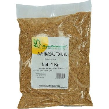 Doğan Hardal Tohumu Tane Doğal Sarı 1000 gr
