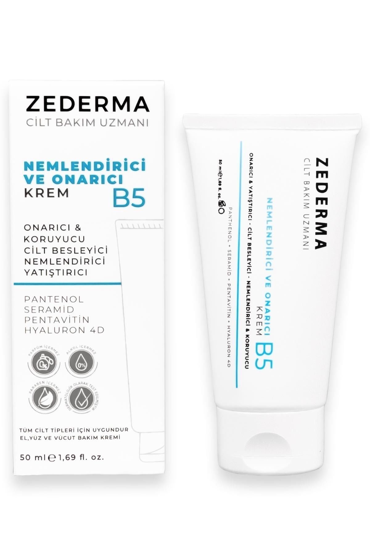 Zederma Nemlendirici Onarıcı ve Koruyucu B5 Cilt Bakım Kremi 50 ml