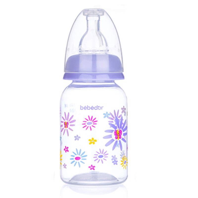 Bebedor Mor Kelebek Desenli PP Biberon 125 ml 23302