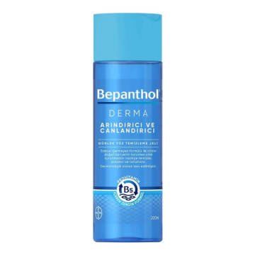 SKT: 06/2023 Bepanthol Derma Arındırıcı ve Canlandırıcı Yüz Temizleme Jeli 200ml