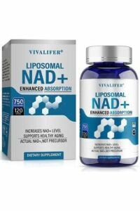 Vivalifer Liposomal NAD+ 500 mg With Tmg 250 mg 120 Capsules