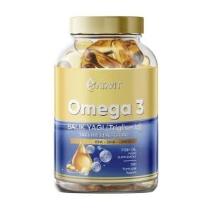Atavit Omega 3 Balık Yağı 200 Yumuşak Kapsül